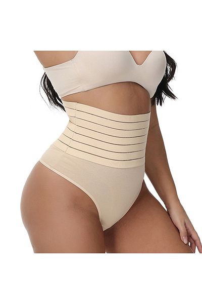 Motto10 butik Bikini corset de slăbit din bumbac pieptănat pentru femei, mărimea 2