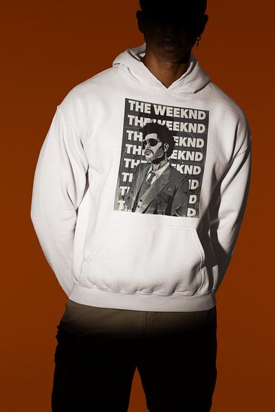 SEVBANO The Weeknd Rapper Printed Unisex Oversize Hoodie