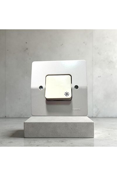 Legrand Neptün Classic Siva Alti - Light Lamp Hood Automatic Push Button