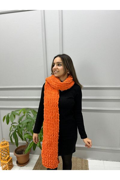Home Eșarfă moale umflată - Eșarfă la atingere moale / Eleganță Confort și căldură împreună