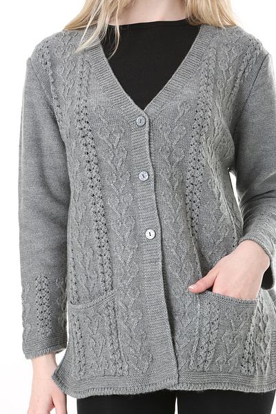Lamierra Knitwear Mother Wool Cardigan