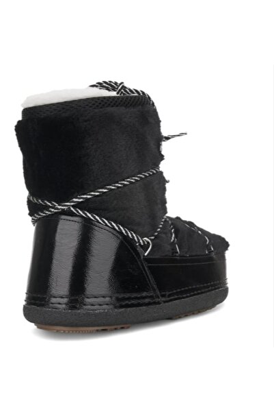 green norths Γυναικείες μπότες χιονιού καθημερινές άνετες μπότες με χοντρή σόλα με γούνινο κορδόνι