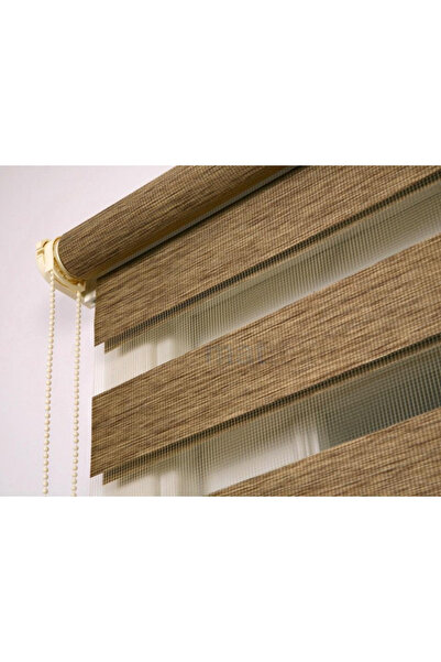 MATTEXT MEKANİK PERDE SİSTEMLERİ Kahverengi Bambu Zebra Perde