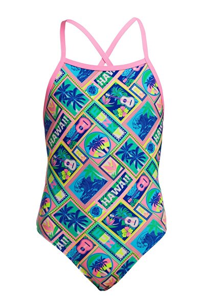 FUNKİTA Tmt Ukule Bab Girl's Training Swimsuit with Back Tie