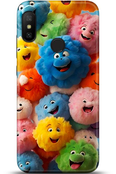 Noprin Xiaomi Redmi Note 6 Pro Case Hd Printed Case - Custody Series 5439