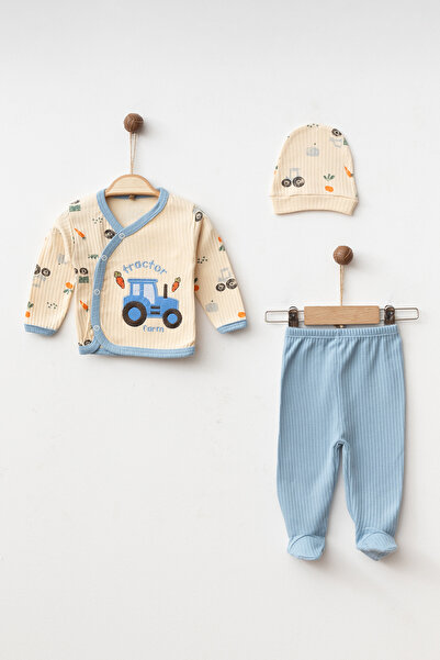 yukobaby bebeğiniz için en doğalı Baby Little Tractor - طقم بدلة مكونة من 3 ق...