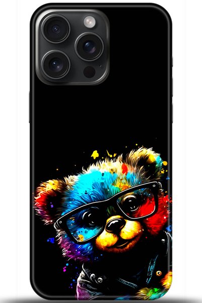 Noprin Apple iPhone 15 Pro Case Hd Printed Case - Custody Series 5434