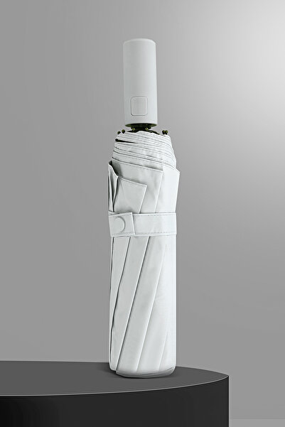 ModaLucci 10 Telli Gri Full Otomatik Şemsiye