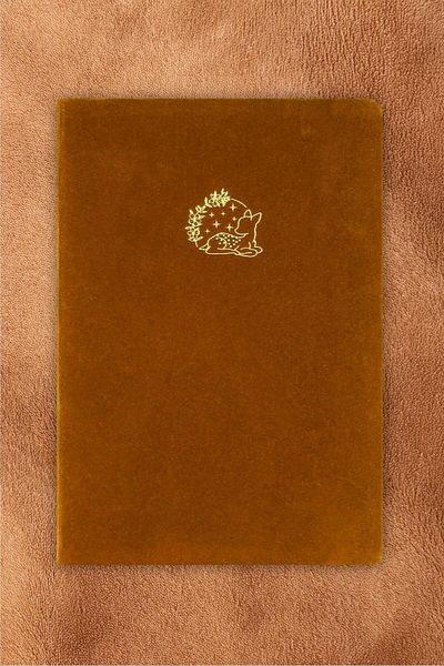 Victoria's Journals Bujo Kraft Suede Notebook - Φύλλο Α5, 150 gr, Dot Suede 96
