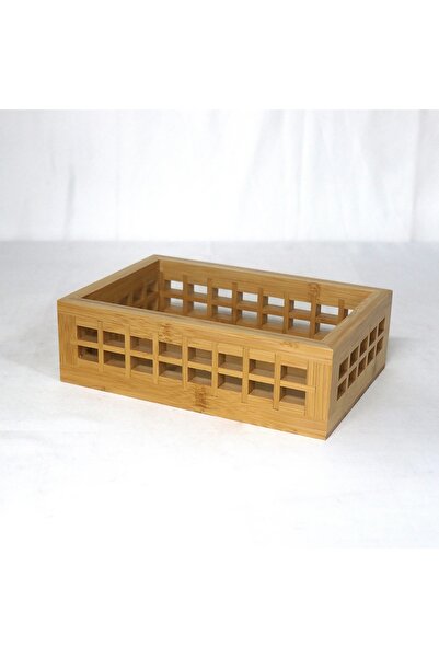 BLUE SİDE 3 Lü Stil Kare Bölme Desenli Retro Düzenleyici Organizer Sepet