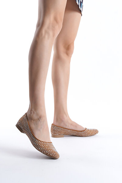 hmdyıl суедени балетни пантофки с камъчета