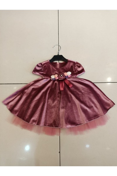 hisarpretty Kadife Bebek elbise