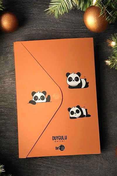 Saltos 120 Sheets of Notepad - Panda Concept, Unlined Diary Notebook, Gift for Schoolmate