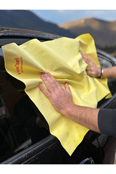 Fine Clean 50x70 Güderi Bez - Oto Yıkama ,Kurulama ,Kusursuz Temizlik İçin Özel Tasarım ( 1 Adet )