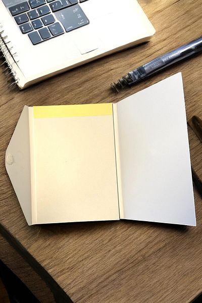 Saltos 120 Sheets Unlined Concept Notebook with Writing - Daily School Friend Lover
