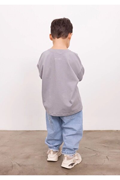 ASL GOLF CLUB Unisex Çocuk Oversize Denim Pantolon