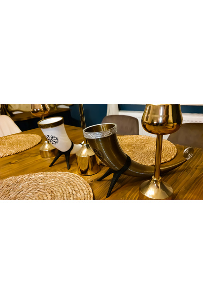 Genel Markalar Şaraplık, dekoratif, bronz renk, zarif ve şık ev dekorasyonu a...