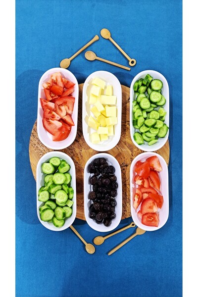 Kardanev Kahvaltılık Çerezlik Seramik 6'lı Venüs