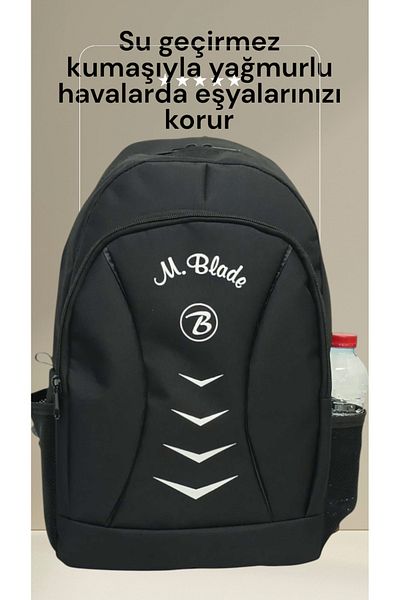 ROWAN ÇANTA Unisex Large Volume Waterproof Fabric Daypack with Back Support, and Primary School Middle School High School Backpack