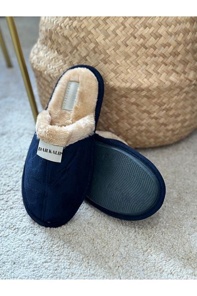 EUROLUXE Men's and Women's Home Slippers - Winter Dowry Slippers with Fur Inside, Light Sole, Noiseless (Narrow Fit)