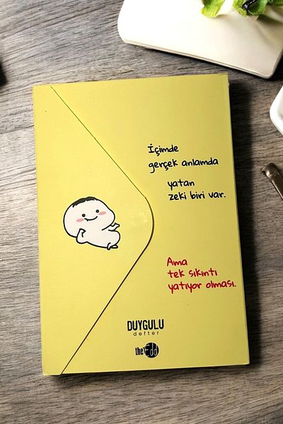 Saltos 120 Sheets Unlined Concept Notebook with Writing - Daily School Friend Lover