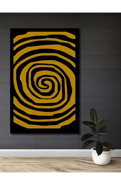 Teona Ahşap Spiral Art Decorativ Lemn MDF Dreptunghi Acasă, Locul de Muncă Pictură Perete