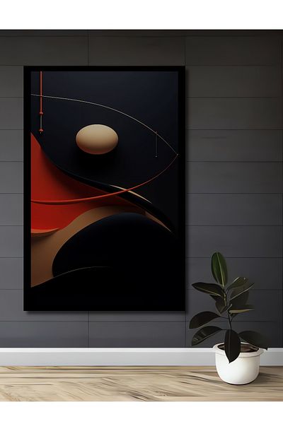 Teona Ahşap Abstracție Geometrică Lemn MDF Dreptunghi Decorativ Acasă, Locul de Muncă Pictură Perete