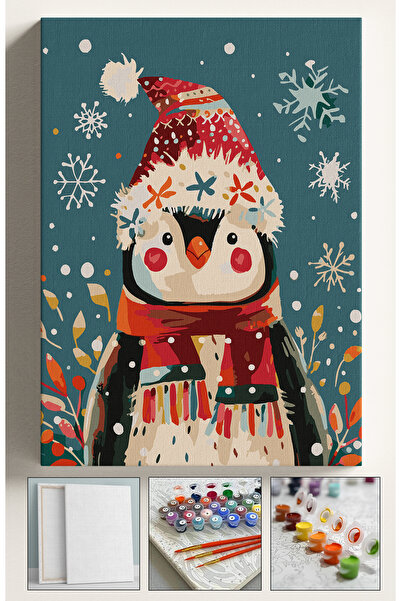 Sulepas Sayılarla Boyama Çerçeveli Hobi Seti Numaralı Tuval Fırça Boya Dahil ...