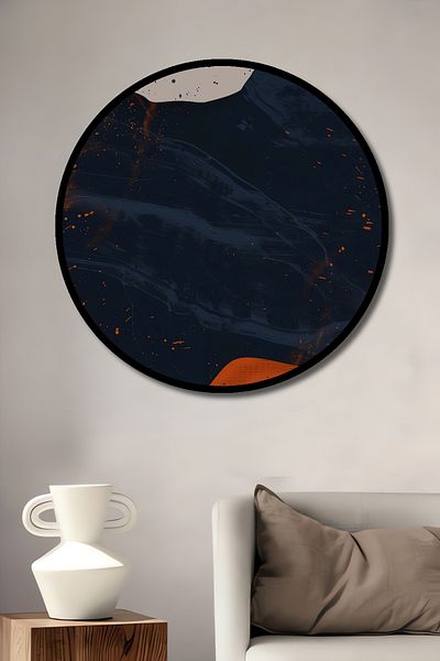 Teona Ahşap Artă abstractă Decorativ Lemn MDF Rotund Acasă, Locul de Muncă Pictură Perete