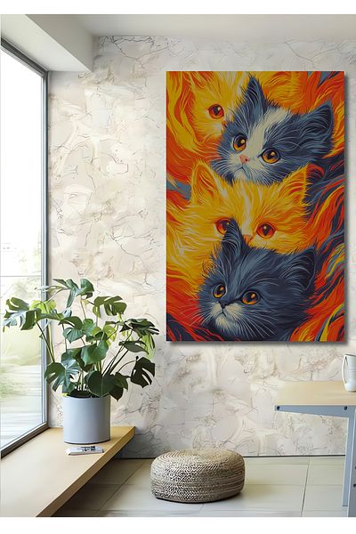 Teona Ahşap Cute Puppies Decorativ Lemn MDF Dreptunghi Acasă, Locul de Muncă Pictură Perete