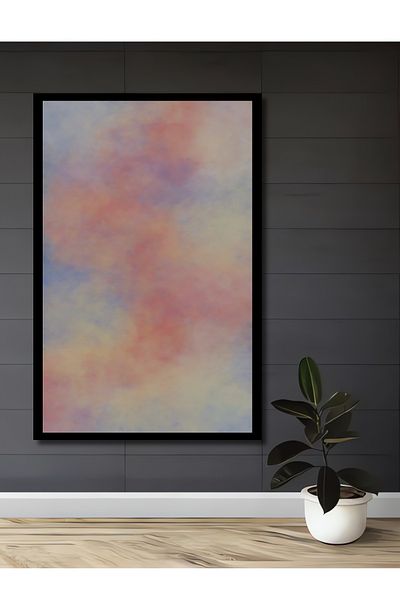 Teona Ahşap Pastel Clouds Decorativ Lemn MDF Dreptunghi Acasă, Locul de Muncă Pictură Perete