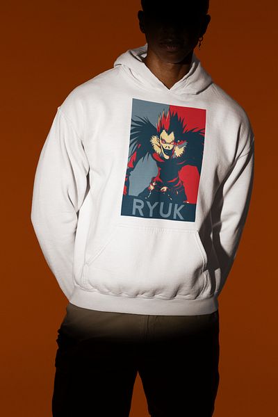 SEVBANO Ryuk Anime Character Printed Unisex Oversize Hoodie