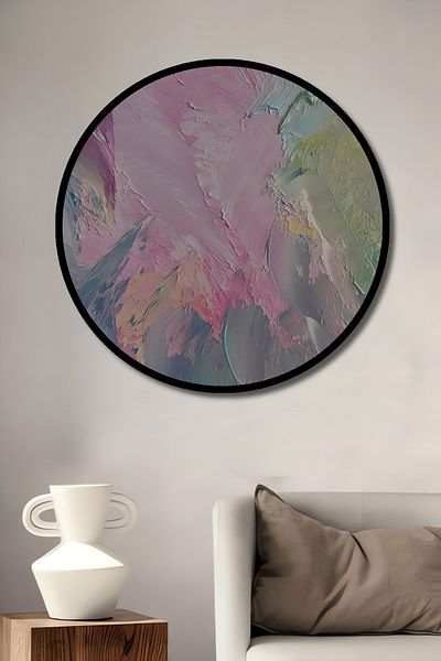 Teona Ahşap Magia culorilor Decorativ Lemn MDF Rotund Casa, Locul de Muncă Pictură Perete