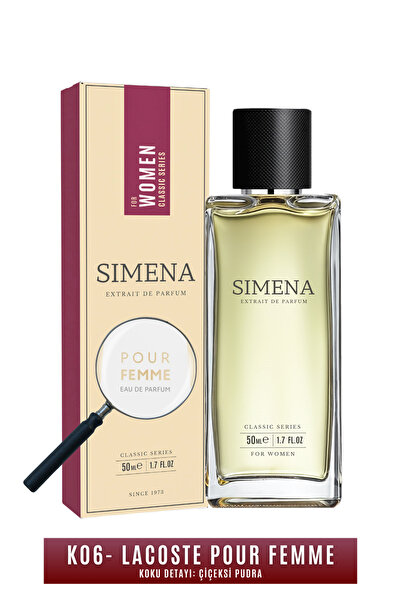 Simena K06 - Pour Femme Kadın Parfümü - Çiçeksi Pudra EDP 50ml (İlham alınmış...