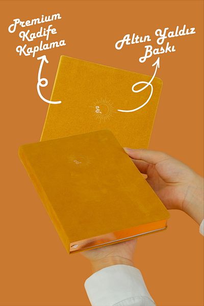Victoria's Journals 96 Sheets A5 160 Gr. Striped Bujo Suede Notebook