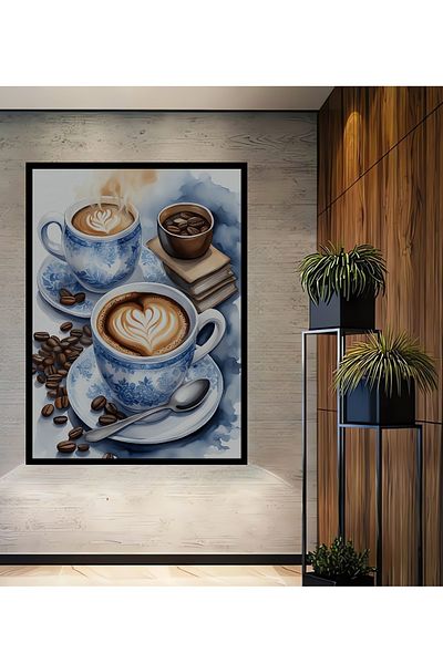 Teona Ahşap Artă Cafea Decorativ Lemn MDF Dreptunghi Acasă, Locul de Muncă Pictură Perete