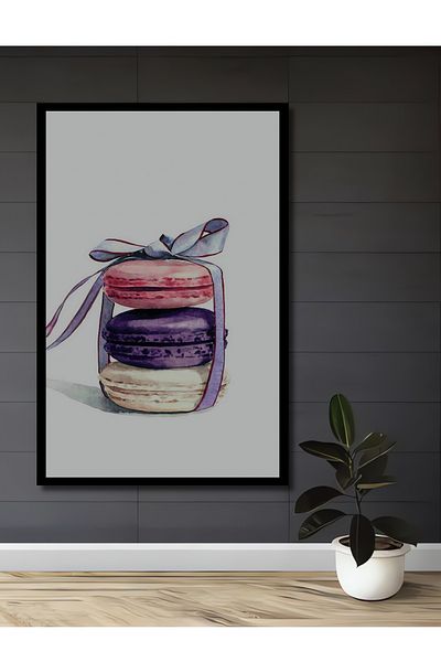 Teona Ahşap Macarons colorat din lemn MDF dreptunghiular decorativ pentru casa, locul de munca pictura pe perete
