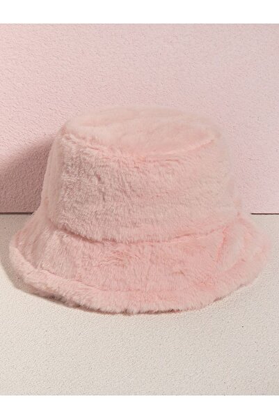 Melodi Scarf دلو شتوي من القطيفة - قبعة بودرة نسائية