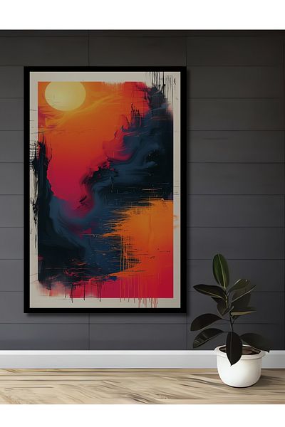 Teona Ahşap Dansul culorilor Decorativ Lemn MDF Dreptunghi Acasă, Locul de muncă Pictură murală