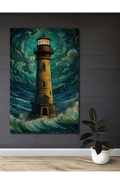 Teona Ahşap Lanternă de furtună decorativă din lemn MDF dreptunghiulară pentru pictură murală acasă, la locul de muncă