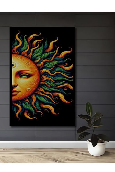 Teona Ahşap Sunshine Decorativ Lemn MDF Dreptunghi Acasă, Locul de Muncă Pictură Perete