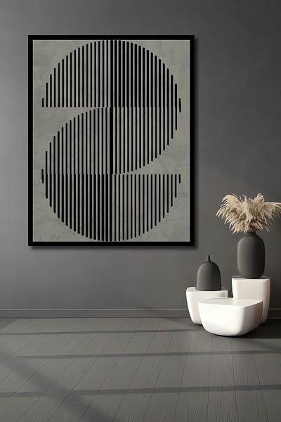Teona Ahşap Iluzie optică Decorativ Lemn MDF Dreptunghi Acasă, Locul de muncă Pictură murală