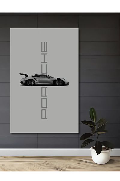 Teona Ahşap Porsche Decorativ Lemn MDF Dreptunghiular Casa, Locul de Muncă Pictură Perete