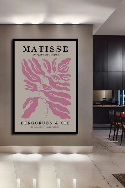 Teona Ahşap Matisse Inspirat Decorativ Lemn MDF Dreptunghi Acasă, Locul de Muncă Pictură Perete