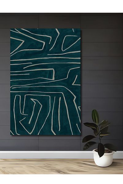Teona Ahşap Linii abstracte Decorative Lemn MDF Dreptunghi Acasă, Locul de muncă Pictură murală