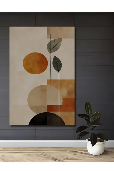 Teona Ahşap Geometric Lemn MDF Dreptunghi Decorativ Acasa, Locul de Muncă Pictură Perete