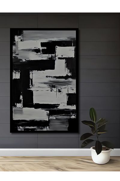 Teona Ahşap Abstracție Elegantă Decorativă Lemn MDF Dreptunghi Acasă, Locul de Muncă Pictură Murală