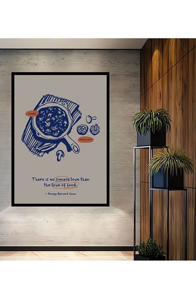 Teona Ahşap Gourmet Love Decorativ Lemn MDF Dreptunghi Acasă, Locul de Muncă Pictură Perete