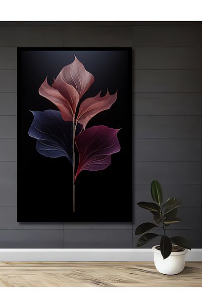 Teona Ahşap Flori abstracte Decorative Lemn MDF Dreptunghi Acasă, Locul de Muncă Pictură Perete