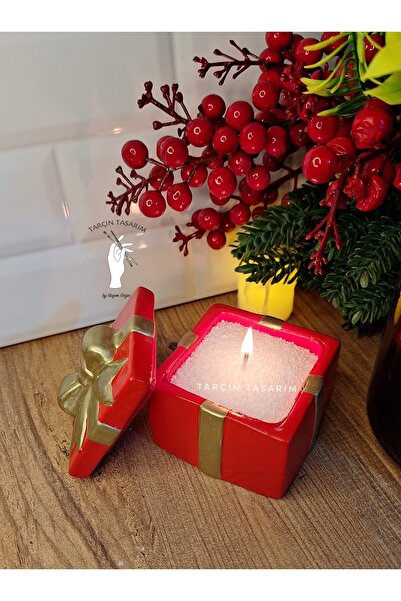 TARÇIN TASARIM Yılbaşı/Yeniyıl Dekor,Merry Christmas,Hediye Kutusu,Yılbaşı Sü...